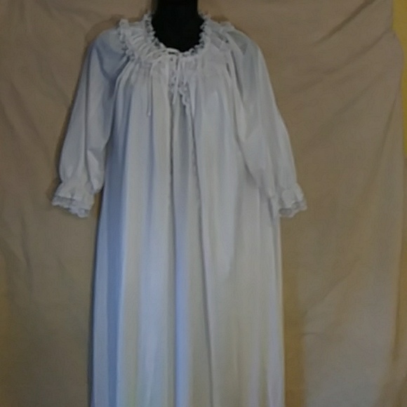 old fashioned white nightgown